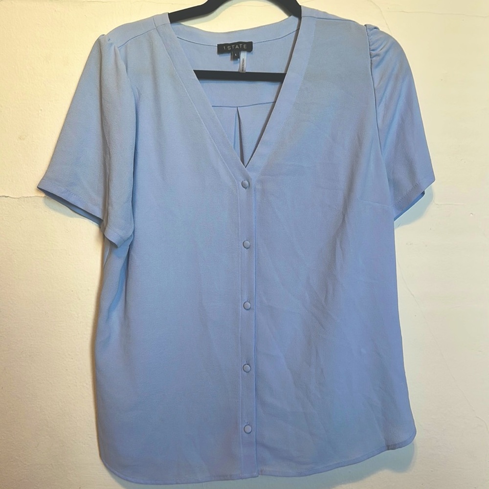 Revolve 1.State Periwinkle blouse